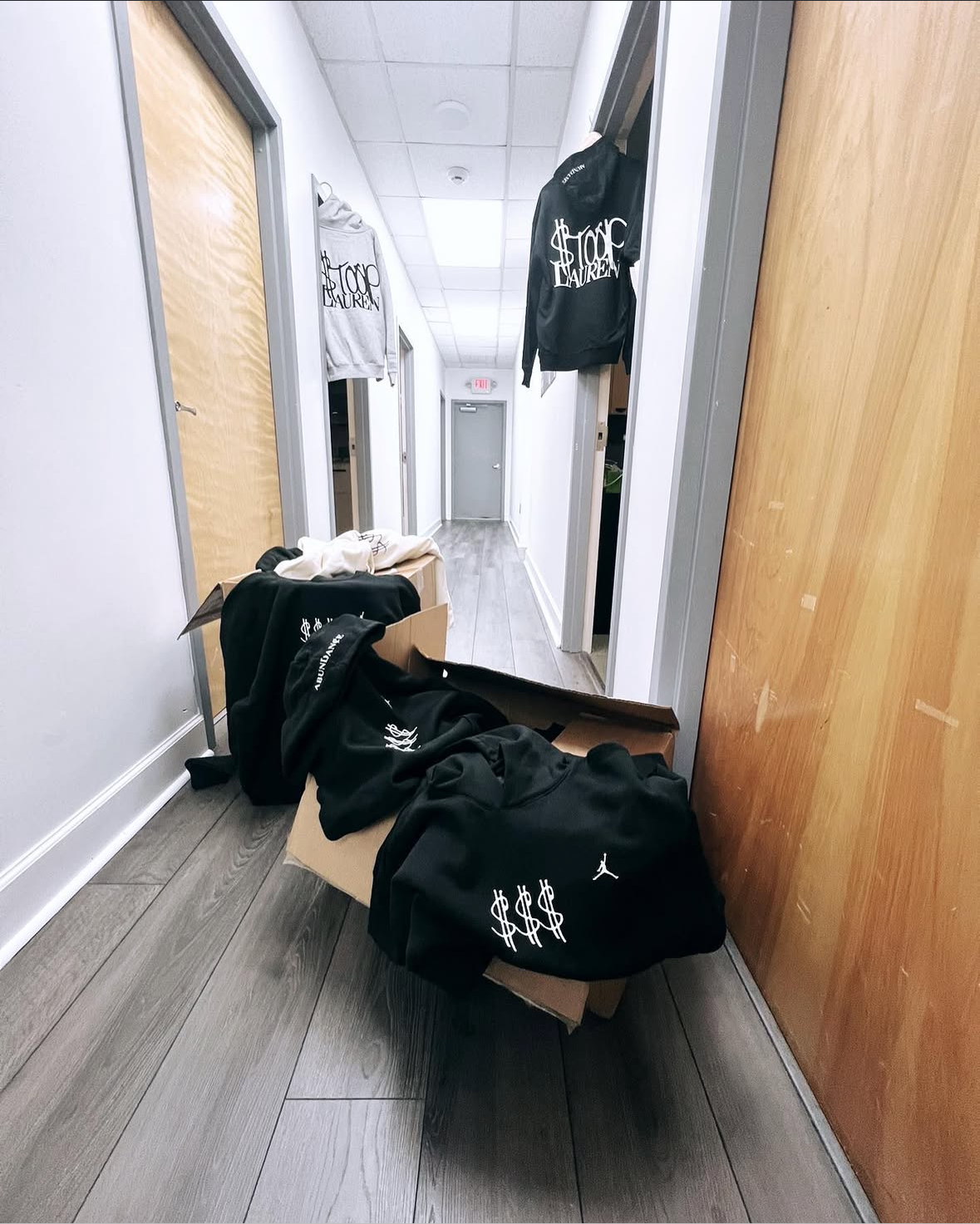 "Infinite Abundance" X Brand Jordan Black Hoodie (Limited Edition)