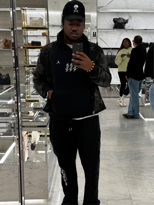 "Infinite Abundance" X Brand Jordan Black Hoodie (Limited Edition)